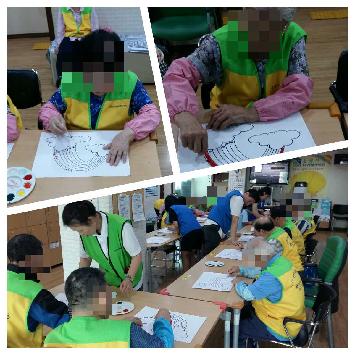 [은평신사데이케어센터] 2018년 7월 31일 미술치료 프로그램 진행