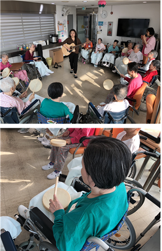 [자비의집] 음악치료 프로그램 실시