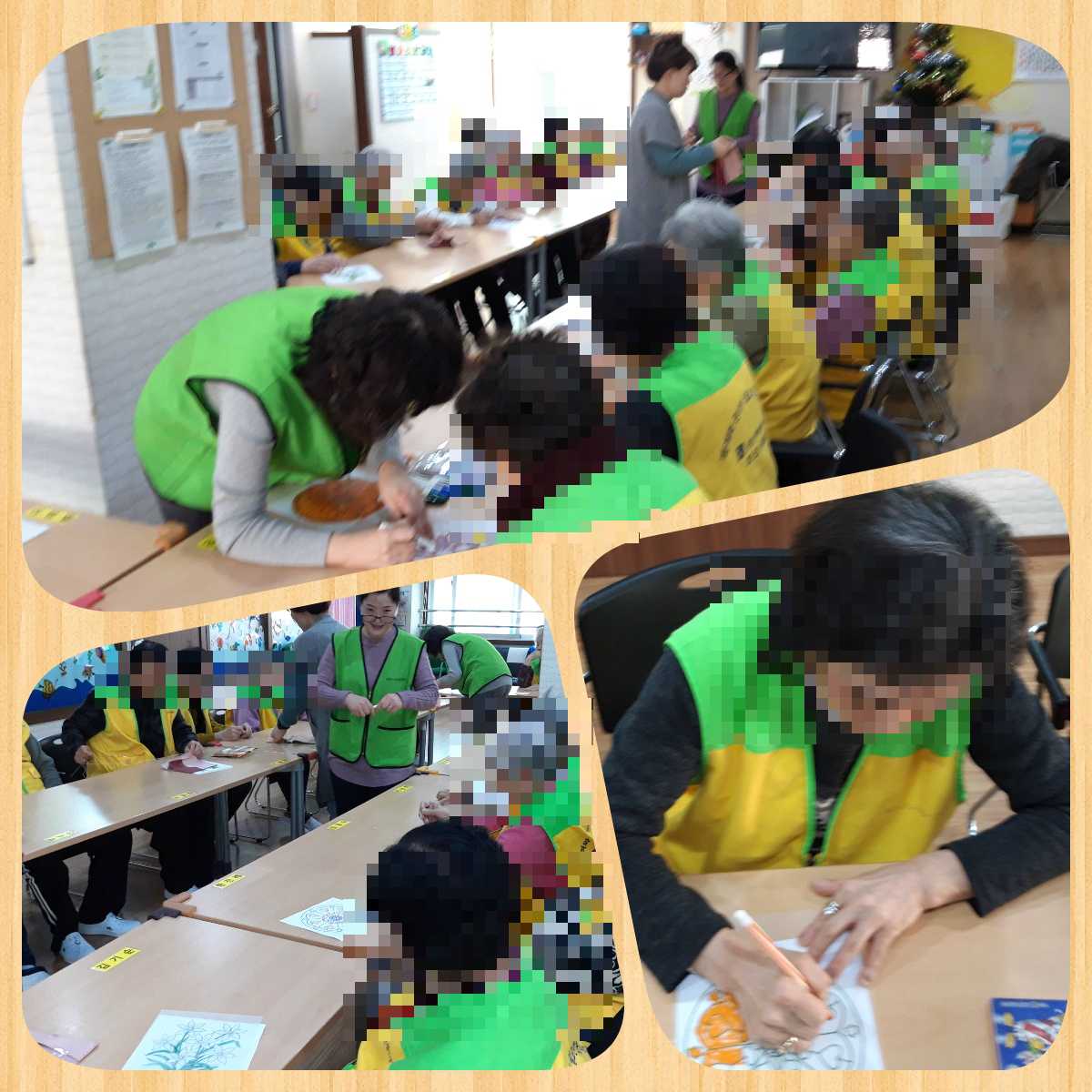 [은평신사데이케어센터] 2018년 12월 21일 공예교실 프로그램 진행