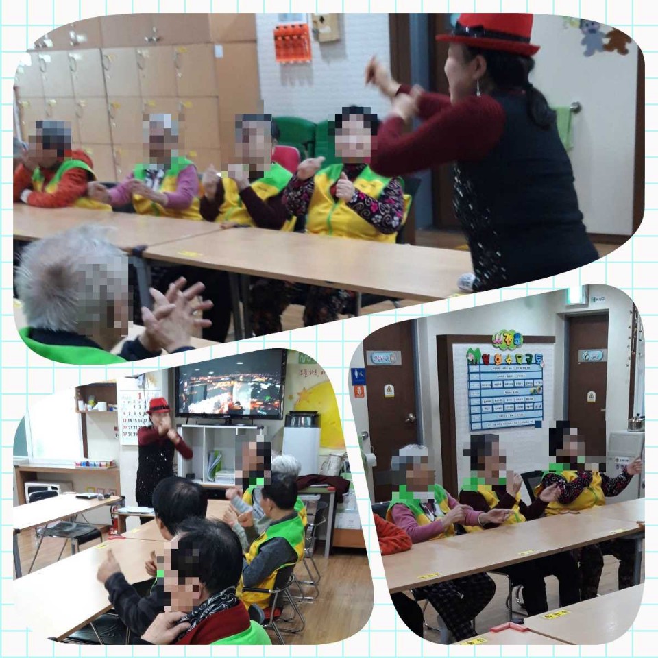 [은평신사데이케어센터]2019년 1월 8일 실버체조 프로그램 진행