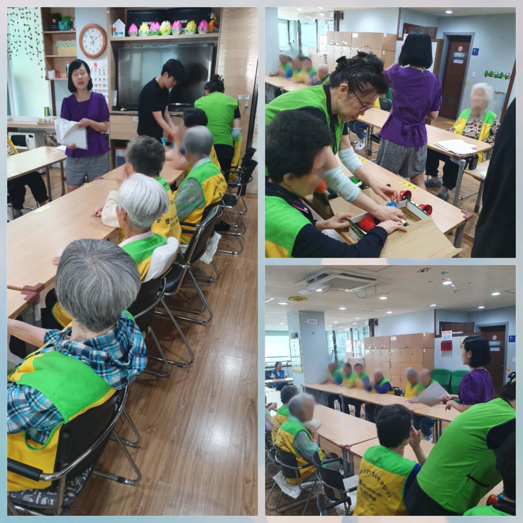 [은평신사데이케어센터] 2019년 7월 31일 가요교실 프로그램 진행