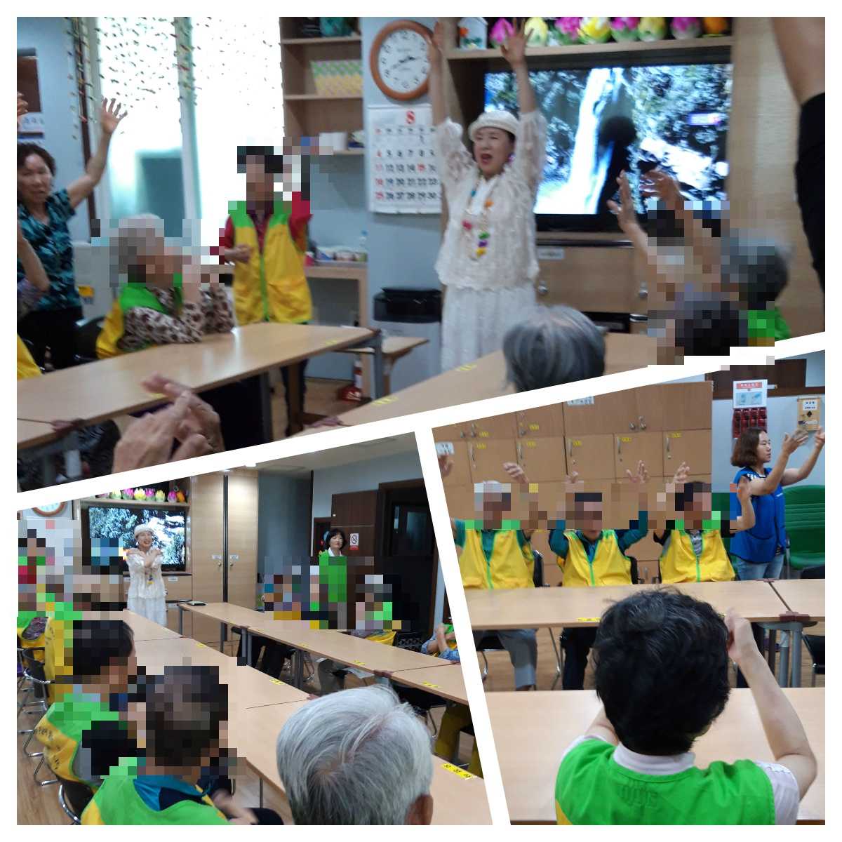 [은평신사데이케어센터] 2019년 8월 27일 실버체조 프로그램 진행