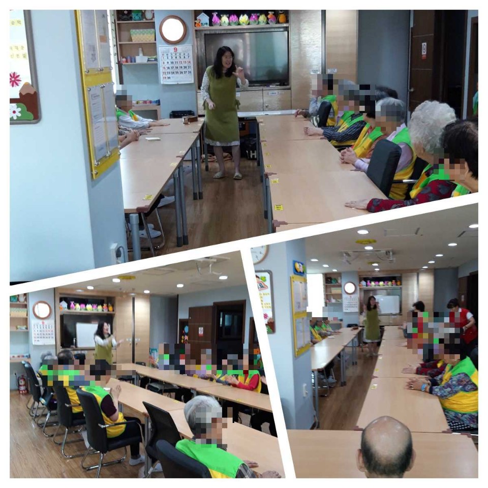 [은평신사데이케어센터] 2019년 9월 26일 음악치료 프로그램 진행