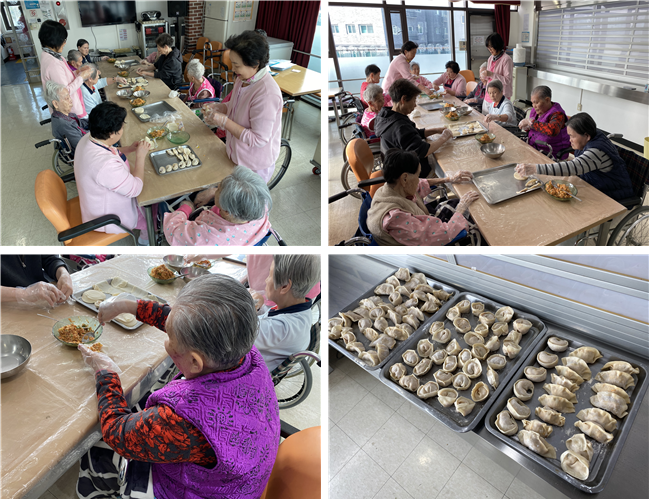 [자비의집] 요리교실 - 만두 빚기