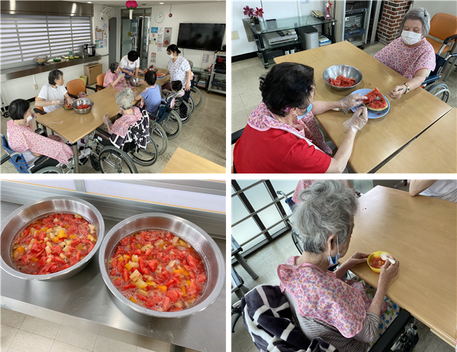 [자비의집] 요리교실 - 과일화채 만들기