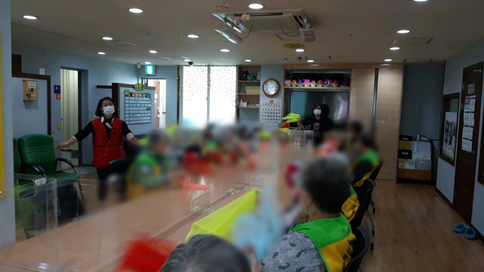 [은평신사데이케어센터]2020년 10월 12일 레크레이션 프로그램 진행