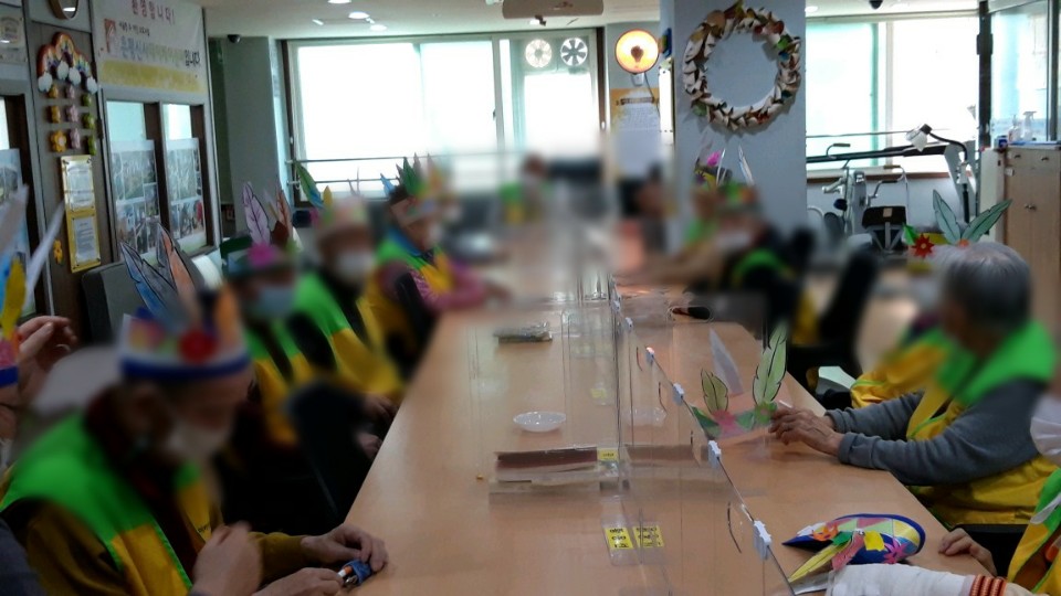 [은평신사데이케어센터]2021년 1월 15일 공예교실 프로그램 진행